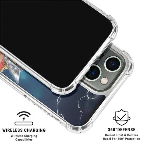 Marvel Thor Thor and Mjolnir iPhone 15 Pro Clear Case